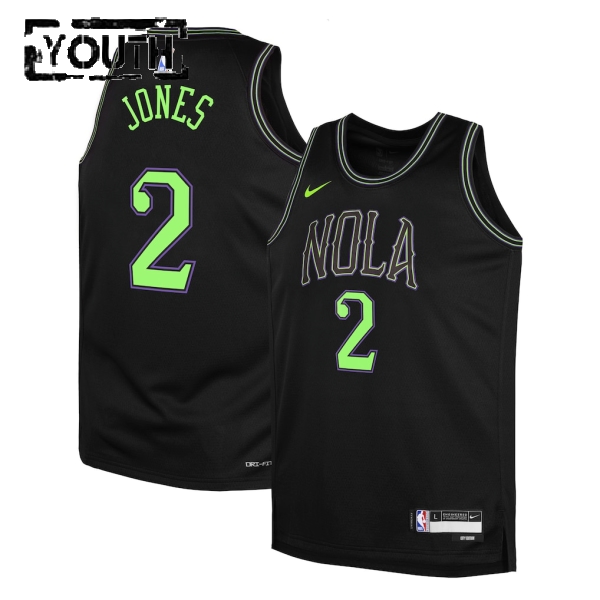 New Orleans Pelicans Trikot Herbert Jones Nike 2025-26 City Edition Schwarz Swingman - Kinder New Orleans Pelicans Trikot Herbert Jones Nike 2025-26 City Edition Schwarz Swingman - Kinder